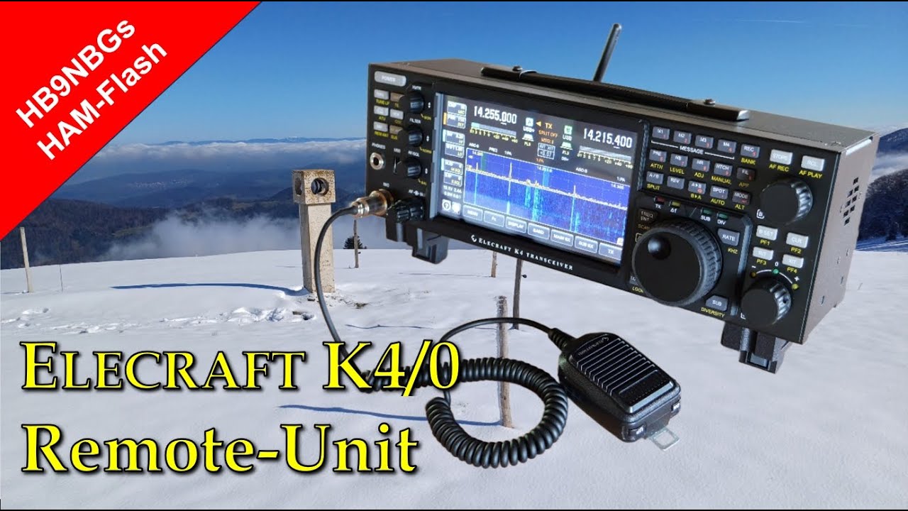 K4/0 von ELECRAFT – Remotebetrieb neu definiert