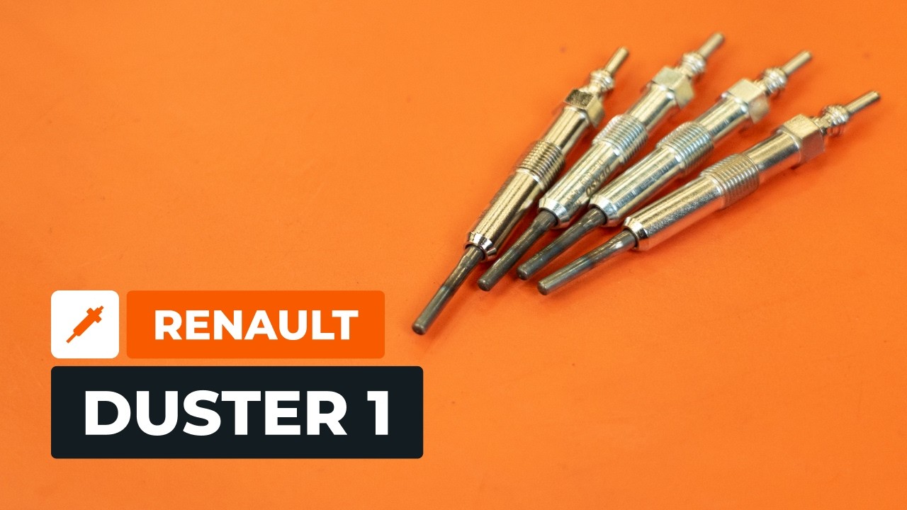 Kuinka vaihtaa hehkutulpat RENAULT DUSTER 1 -autoon [AUTODOC-OHJEVIDEO]