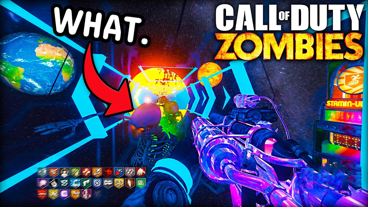 Карта «Космический коридор зомби» — это просто БЕЗУМИЕ... (Black Ops 3 Zombies)