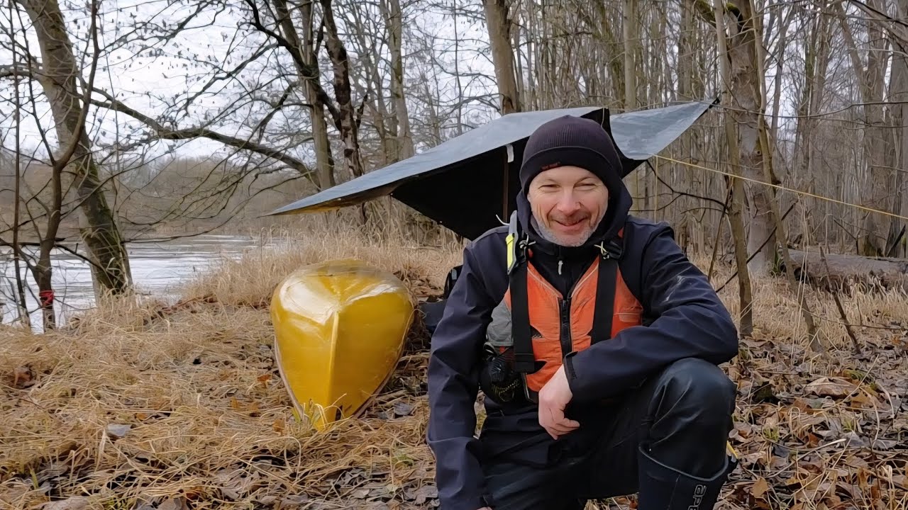 Quickie Regenschutz ohne Wissenschaft #kanu #regen #paddeln 