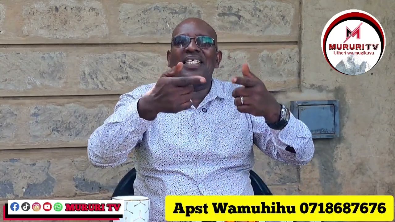 Apostle wamuhihu is angry at pastors who lies to the congregation for their own gain