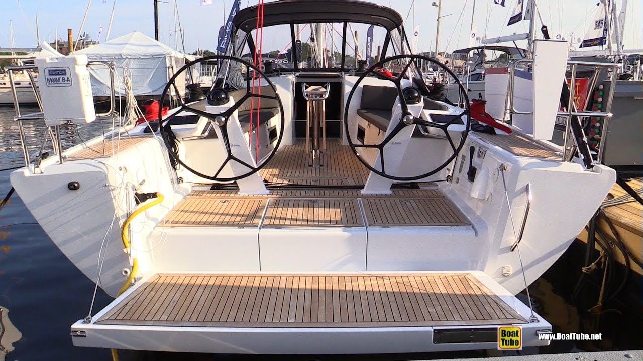 2016 Dehler 46 Sailing Yacht - Deck and Interior Walkaround - 2015 Annapolis Sail Boat Show