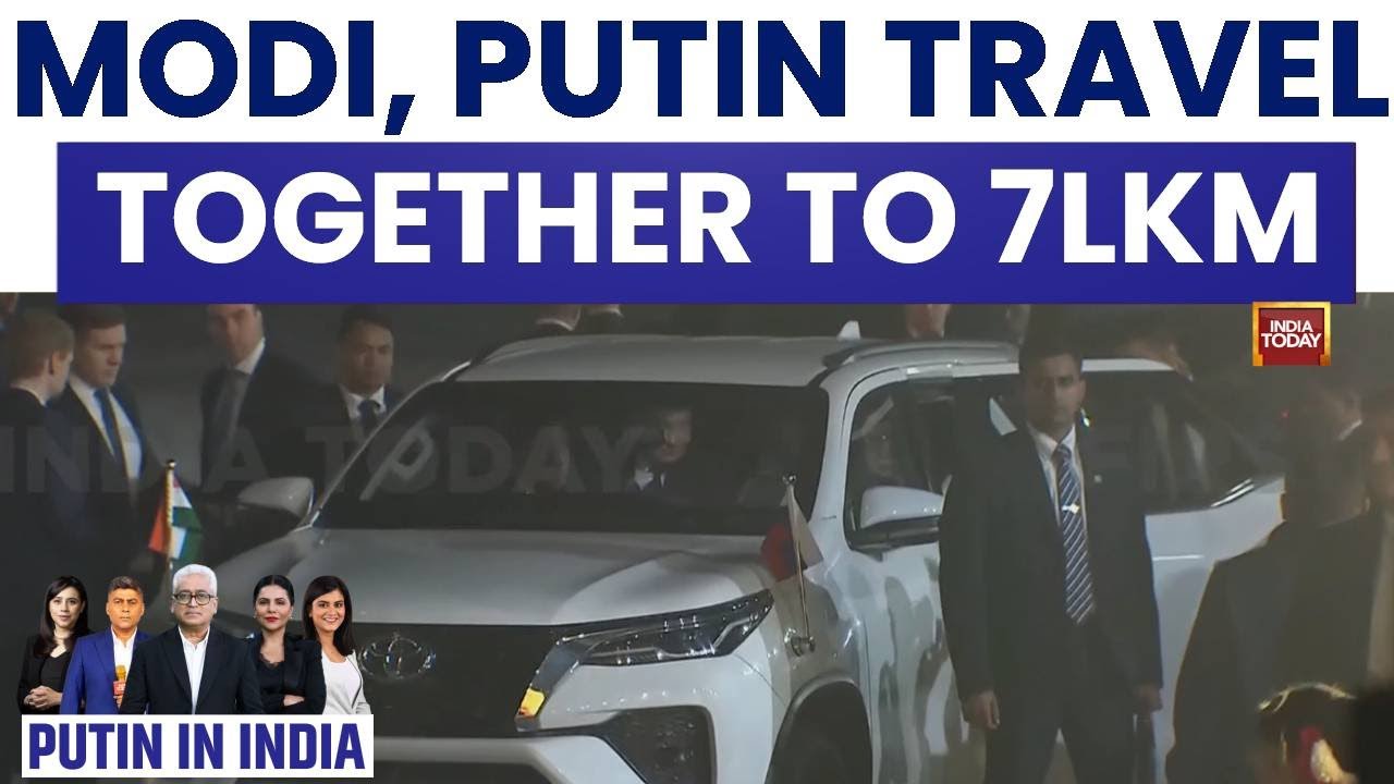 Watch: PM Modi And President Putin Travel Together In Same Car To 7 Lok Kalyan Marg For Dinner