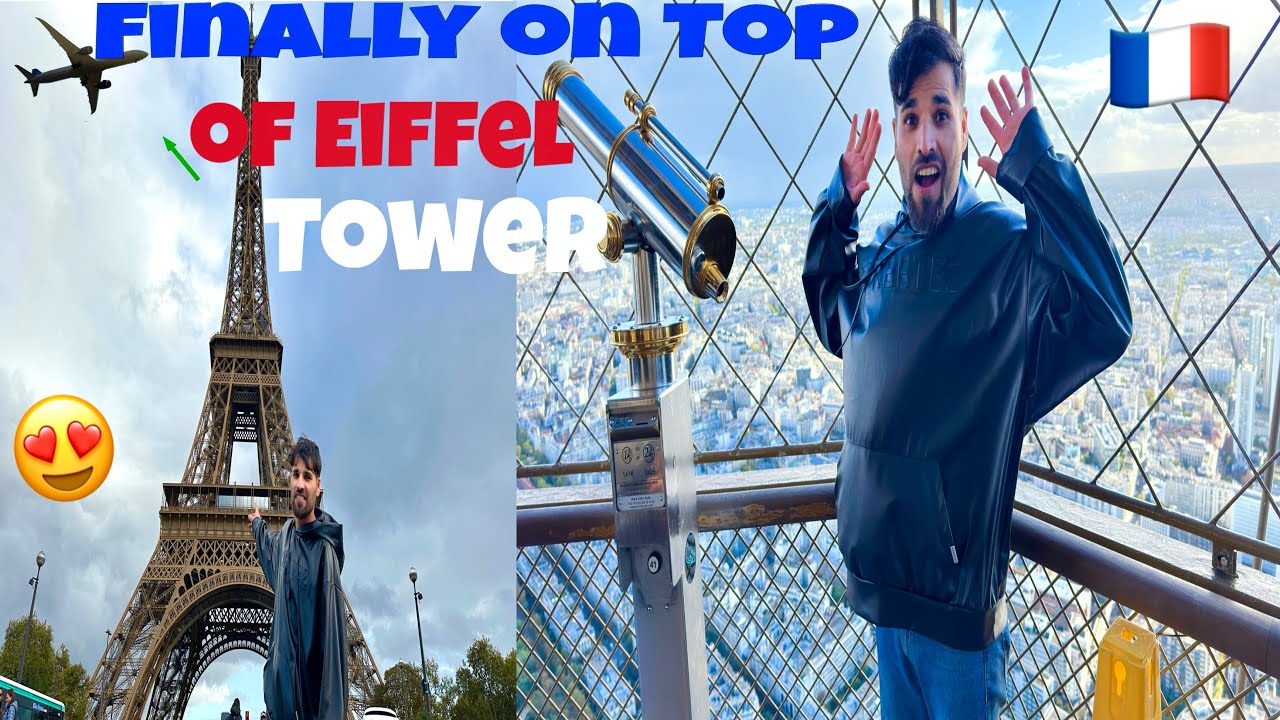 🇫🇷 Paris Eiffel Tower Top Floor Experience 😍 | Dream Comes True! Daisy Lifestyle Vlog in Europe