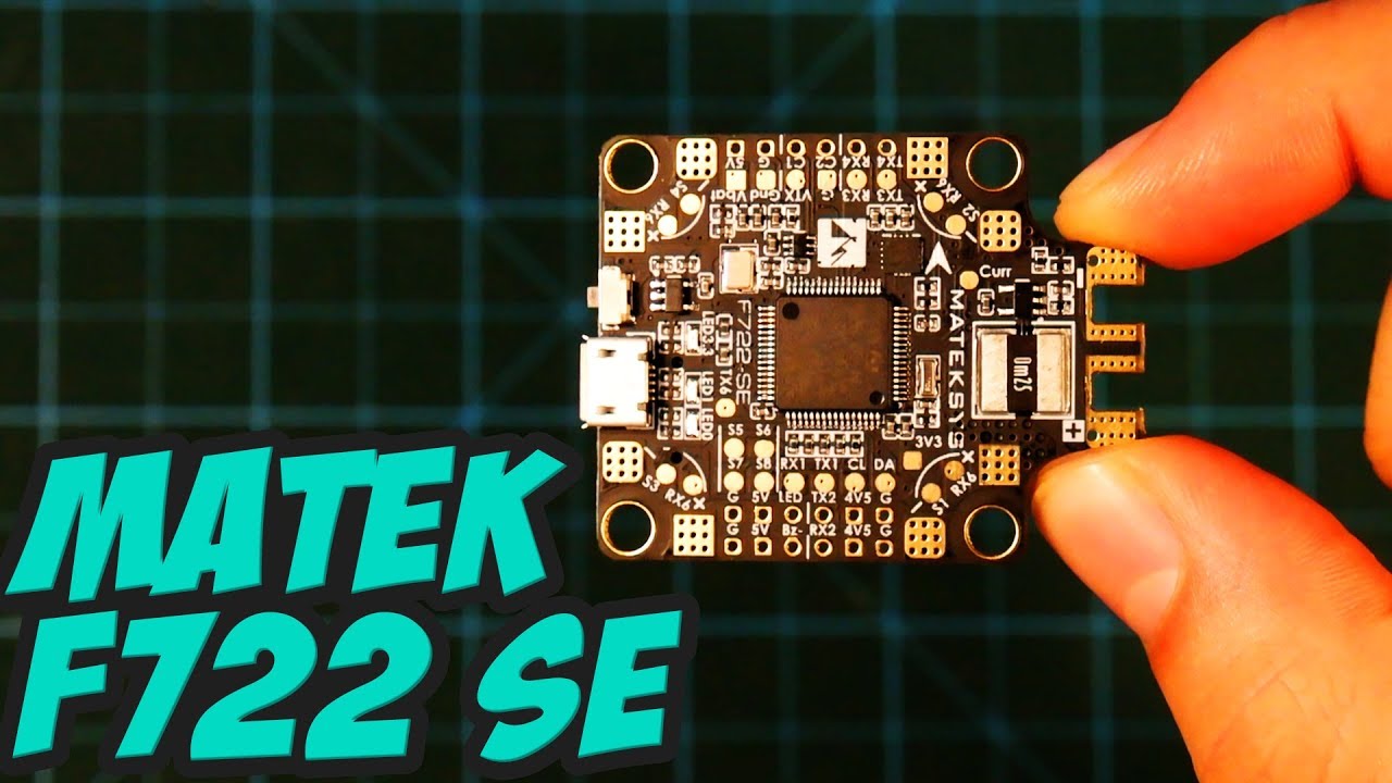 ☀ Самый навороченный F7 под 2 камеры. Первый взгляд. [Matek F722 SE]