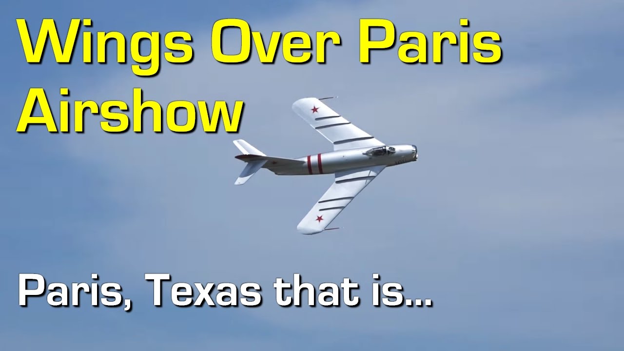 WOW! What an Airshow! Wings Over Paris, Texas that is... See a MIG-17!