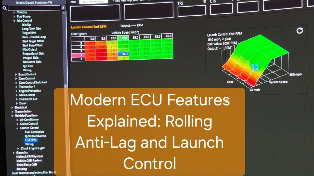 Modern ECU Features Explained: Rolling Anti-Lag and Launch Control