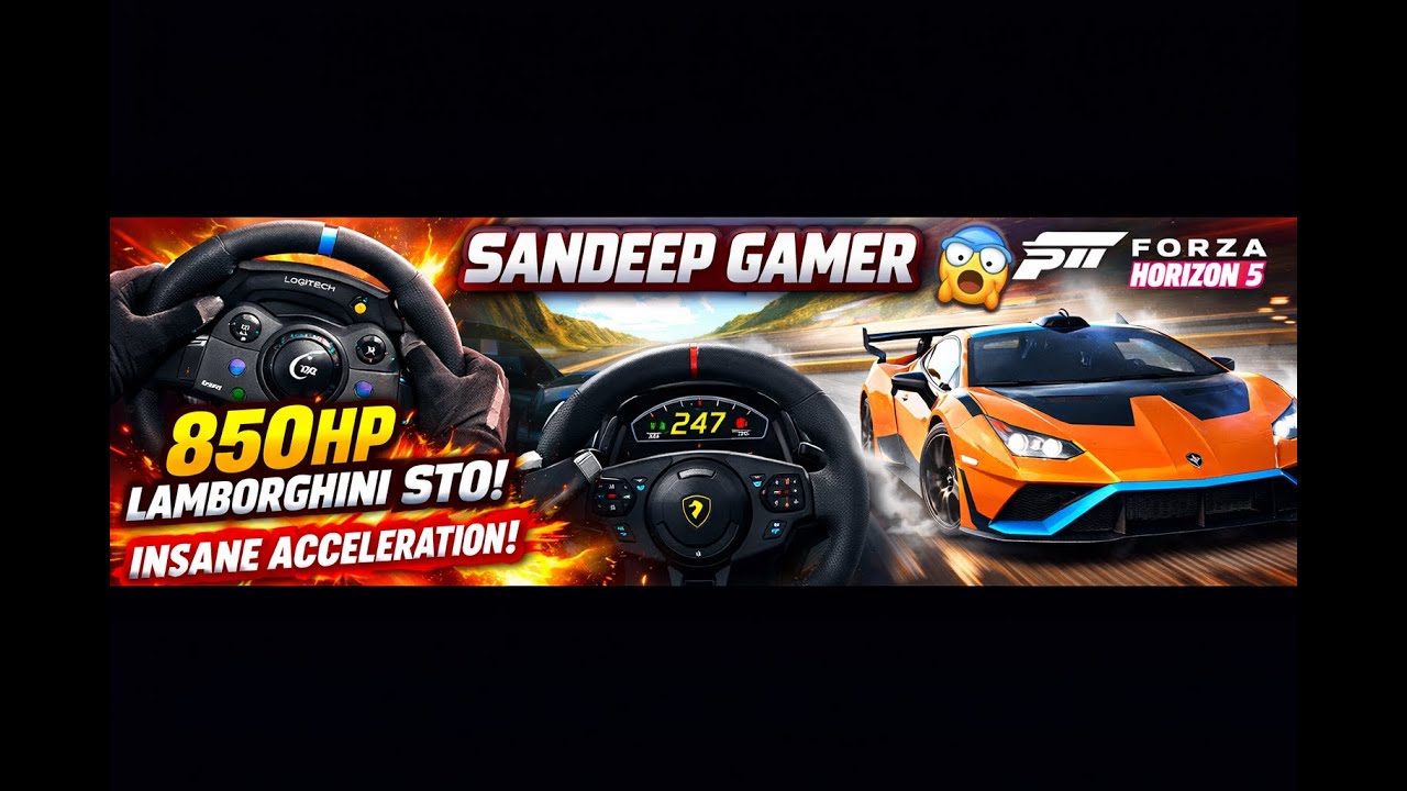 THIS LAMBORGHINI STO IS UNCONTROLLABLE! 😱 850HP + Steering Wheel in Forza Horizon 5