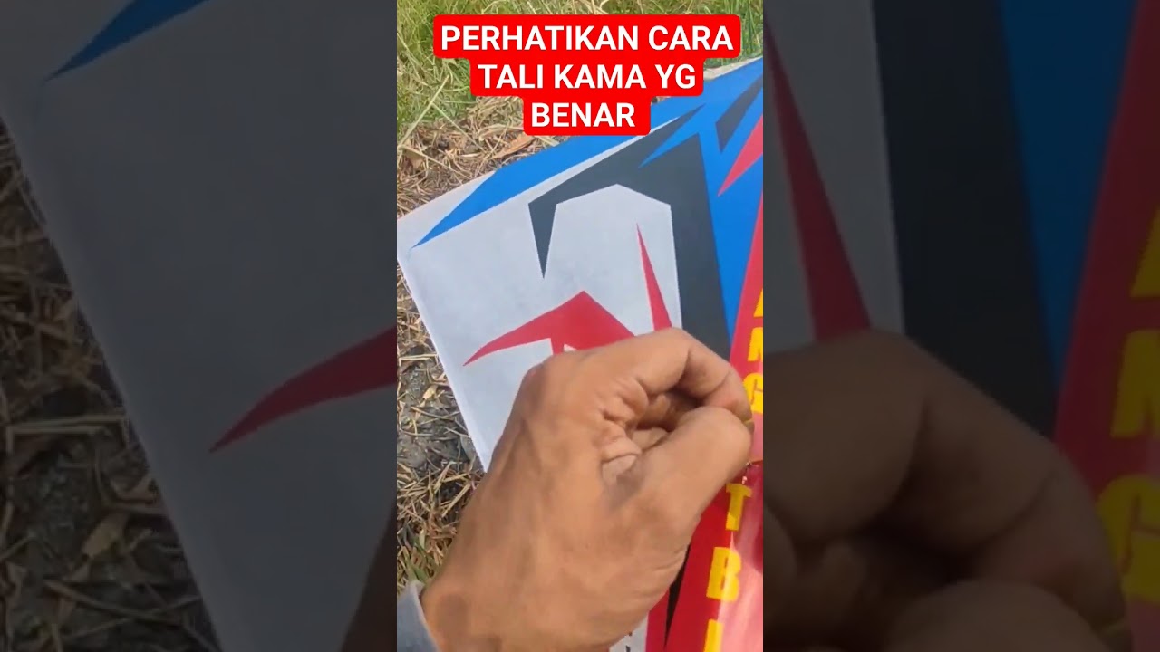 Cara talikama layangan yg benar 