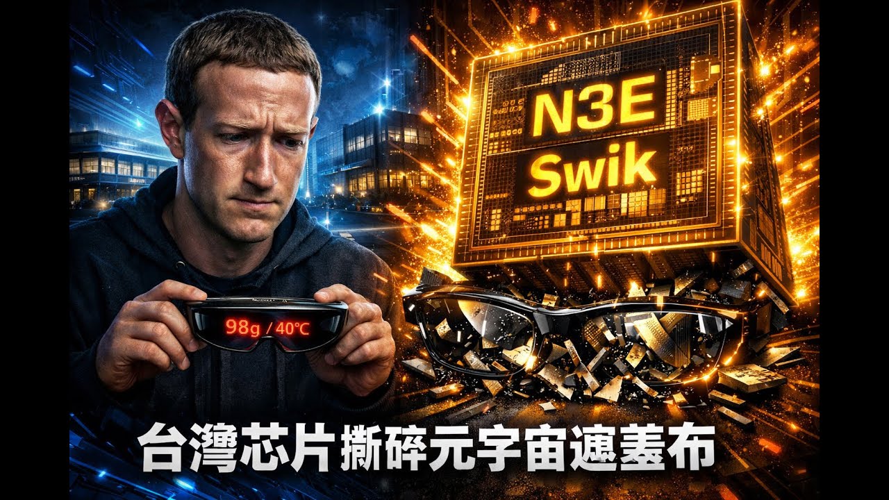 扎克伯格險崩元宇宙！美國 3 年卡殼的 AR 眼鏡，台積電 3 項黑科技直接捏死命脈！# 台灣 #台積電 #元宇宙 #芯片技術 #AR 眼鏡 #Meta #扎克伯格 #科技博弈 #先進制程 #芯片製造