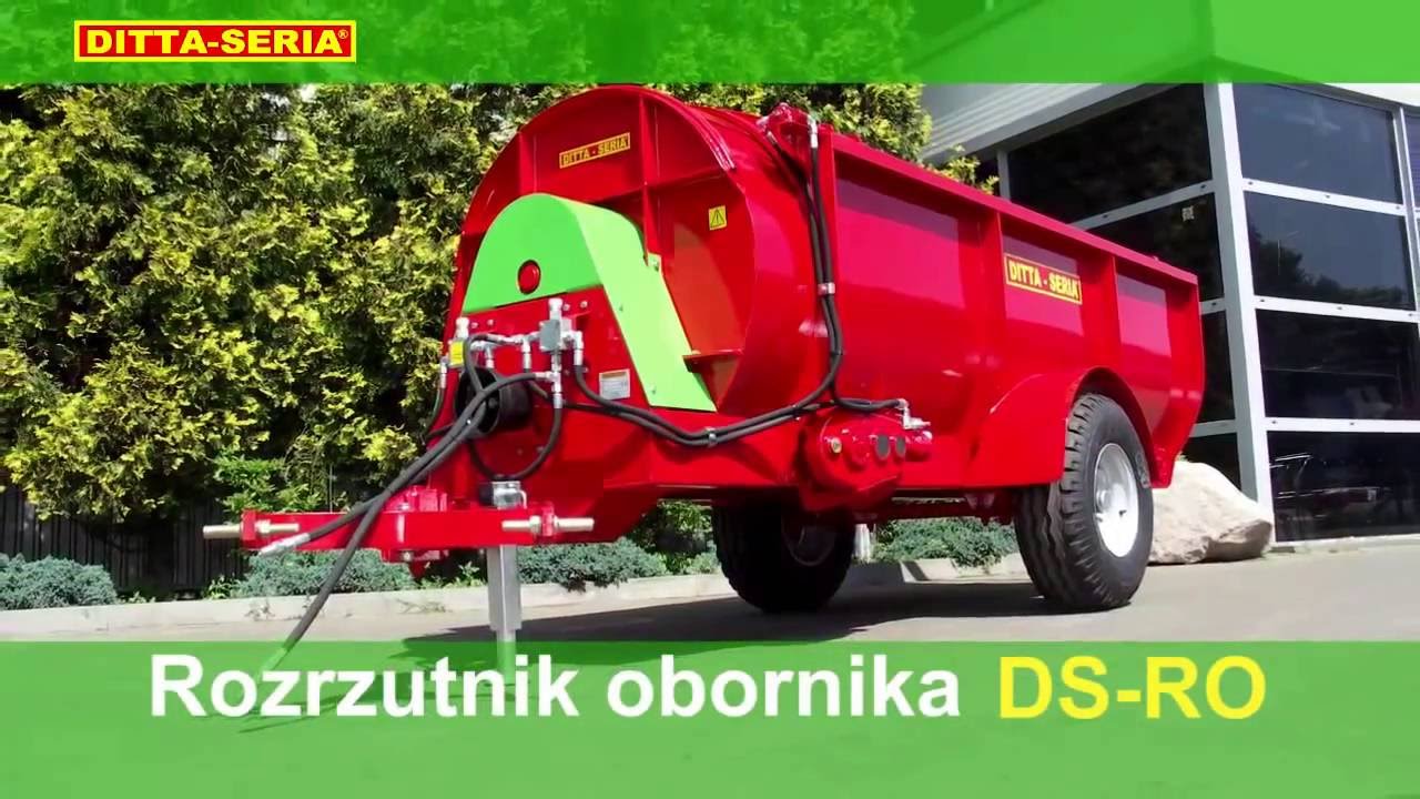 Rozrzutnik obornika DS-RO, DITTA-SERIA