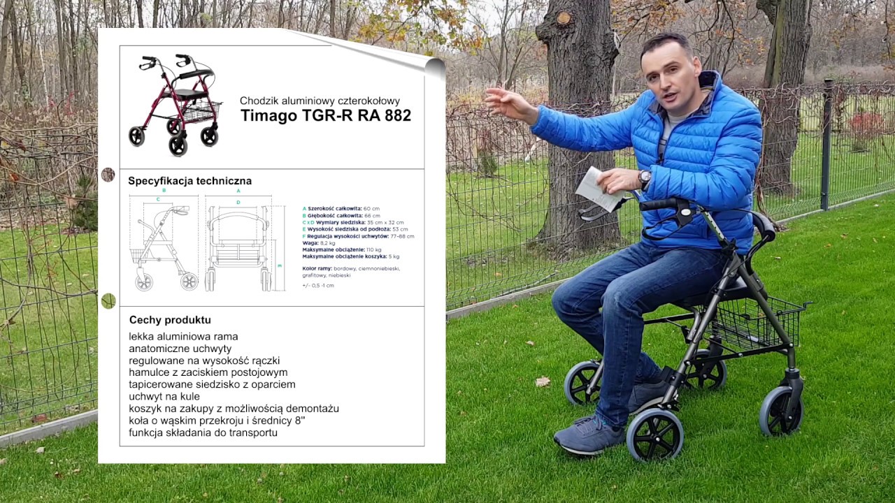 Samodzielne złożenie chodzika czterokołowego to nic trudnego!