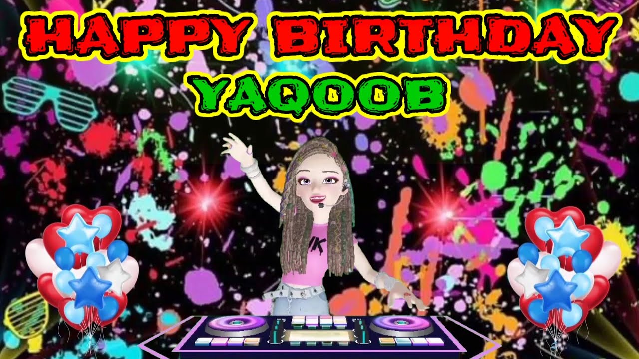 happy birthday yaqoob 🎂 | ahns birthday studio |