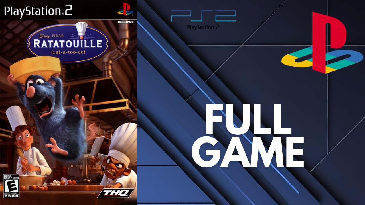 Ratatouille (PS2) - Full Game Walkthrough / Longplay [2560p QHD 60fps]