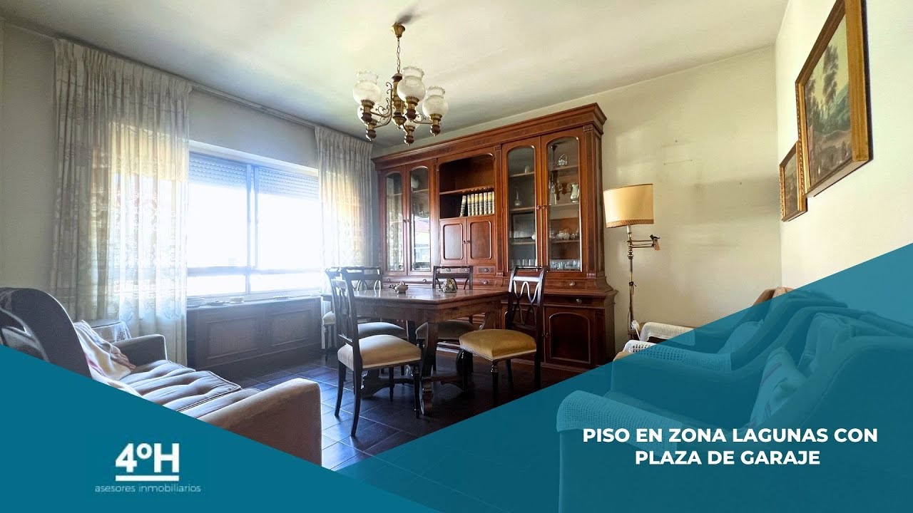 PISO EN ZONA LAGUNAS CON PLAZA DE GARAJE
