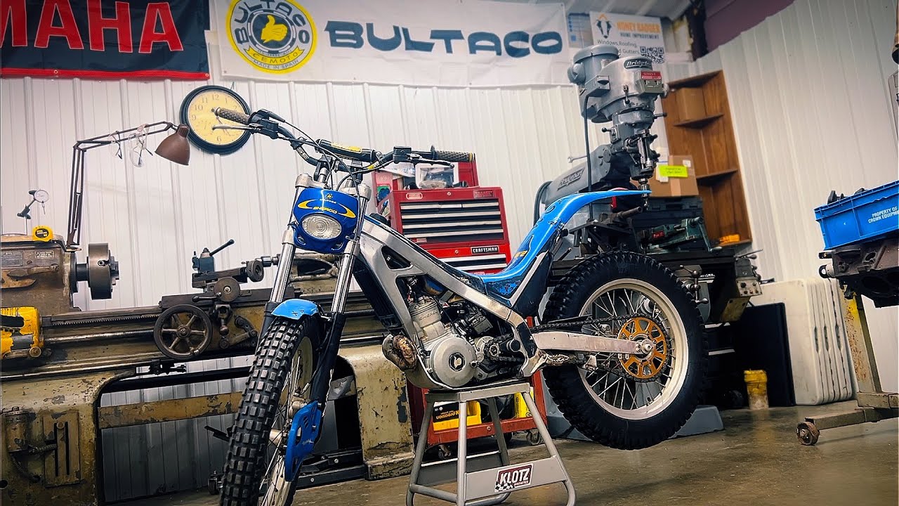 Vintage 290cc Trials bike Tune-up (The Last Bultaco)