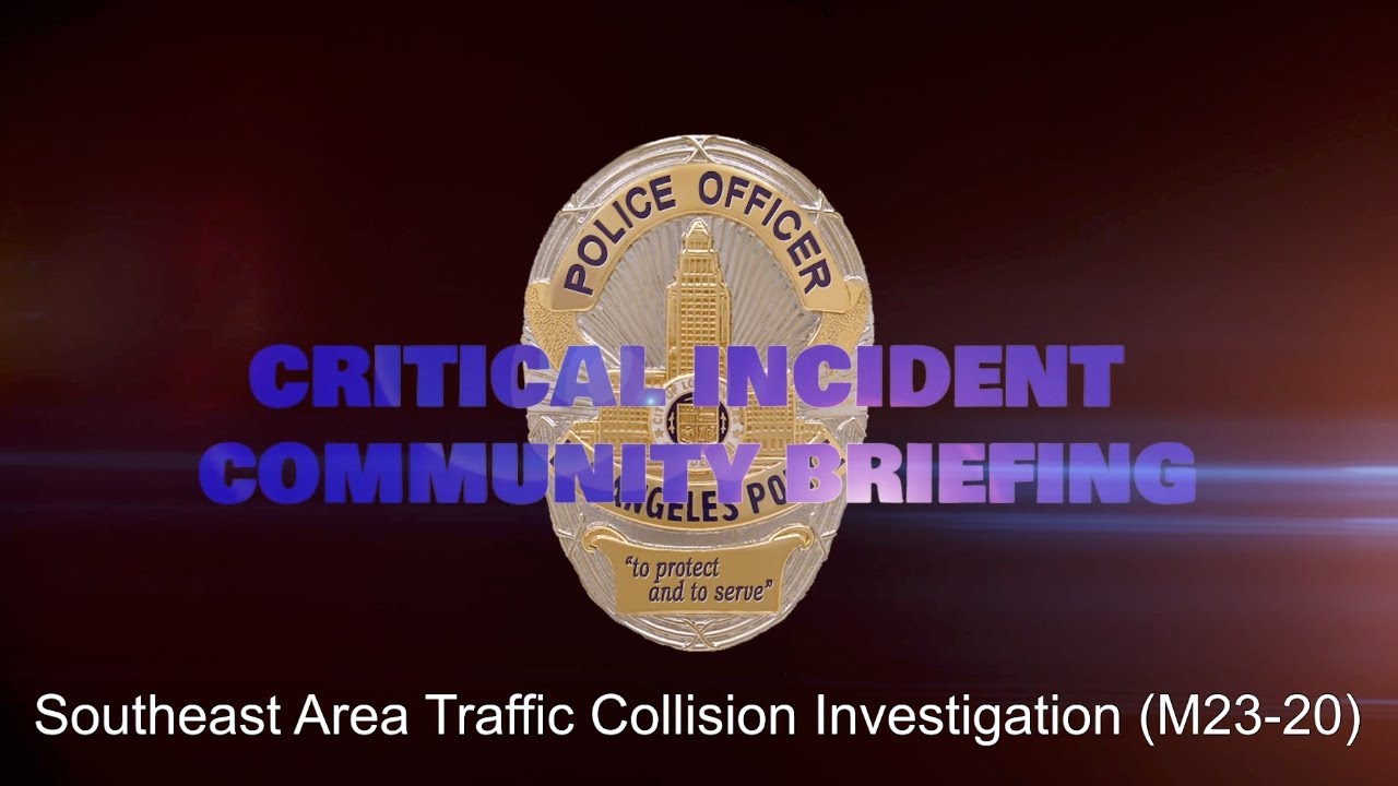 Southeast Area Traffic Collision Investigation (M23-20)