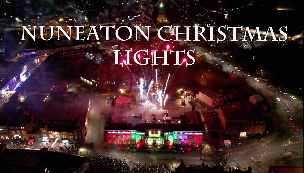 Switching on Nuneaton's Christmas Lights