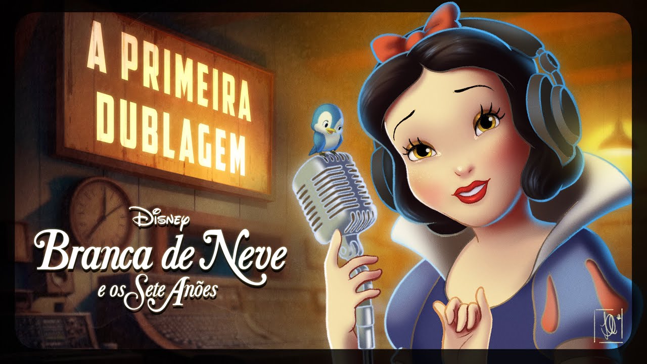 A PRIMEIRA DUBLAGEM BRASILEIRA - BRANCA DE NEVE E OS SETE ANÕES.