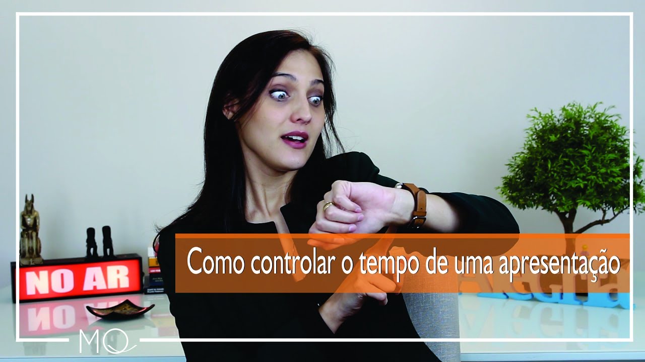 Como controlar o tempo de uma apresentação