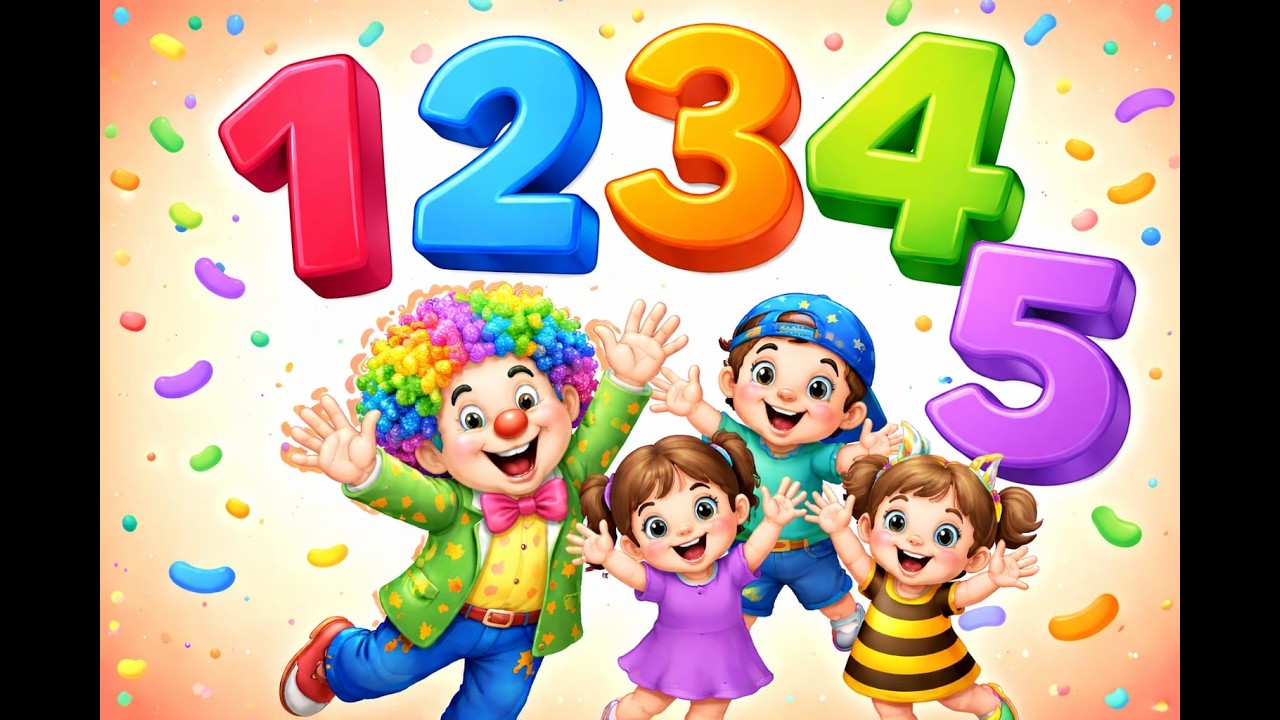Aprenda a Contar de 1 a 5 com a Turma do Tio Caco 🎵✨ Vídeo Infantil Educativo brasileiro