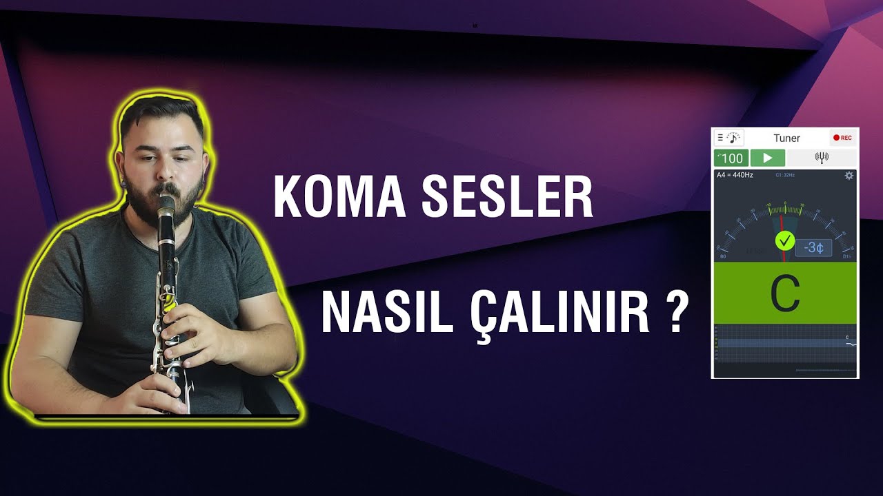KLARNET İLE KOMA SESLER NASIL ÇALINIR ? / Doğru koma verdiğimizi nasıl anlarız ? Pratik Bilgiler !!!