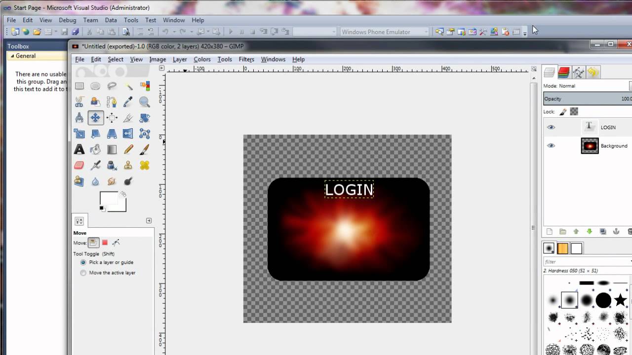 VB.NET Tutorial -  Windowless / Transparent Forms (Visual Basic .NET)