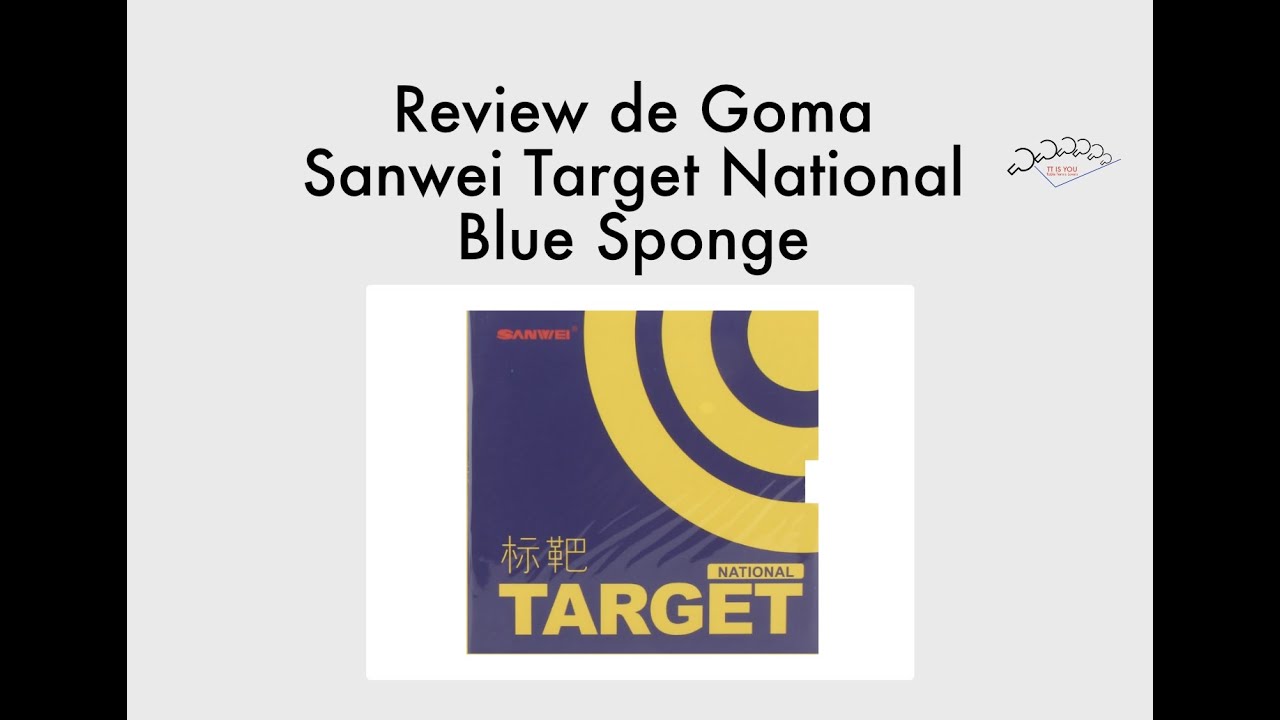 Review Goma Sanwei Target National Blue Sponge