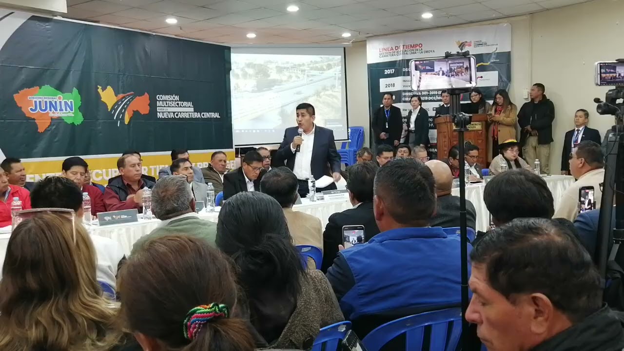 Comisión multisectorial, para la nueva carretera central. 