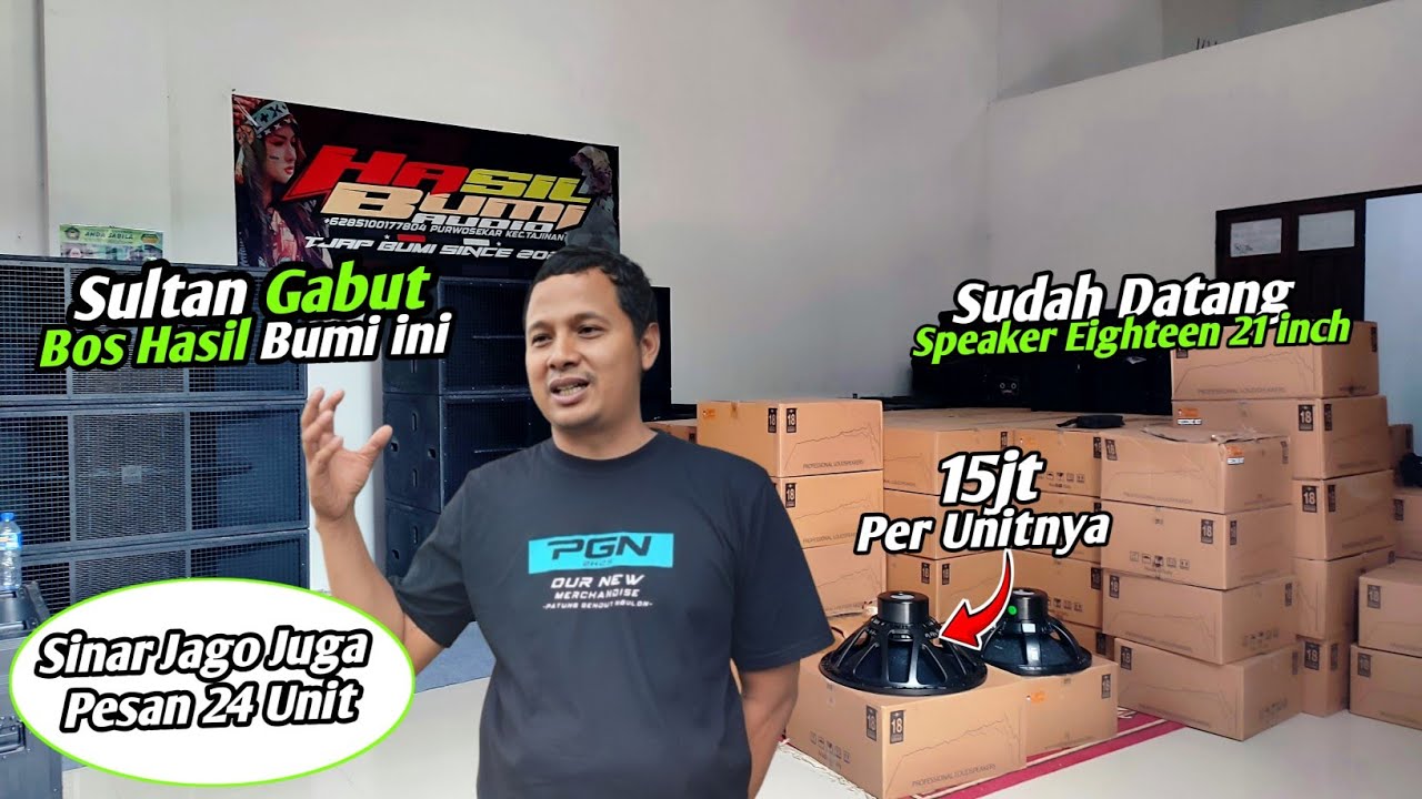 SULTAN GABUT🔥BOS IWAN BORONG EIGHTEEN 100 UNIT🔥SINAR JAGO JUGA PESAN