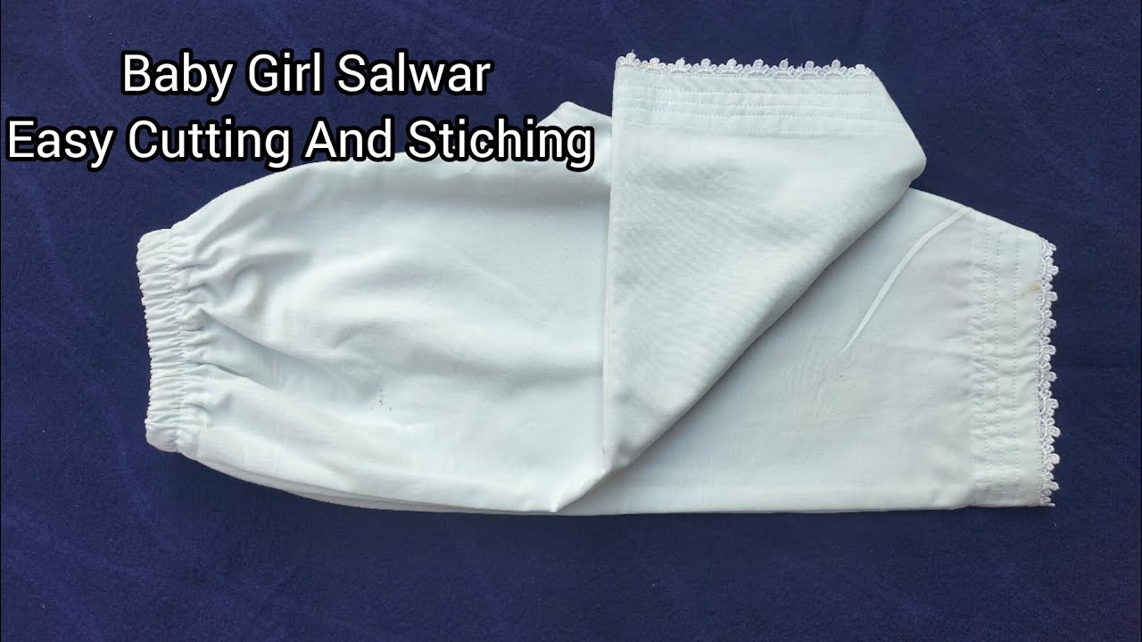 Baby Salwar Cutting And Stiching In Easy way || Sheema Khan Style
