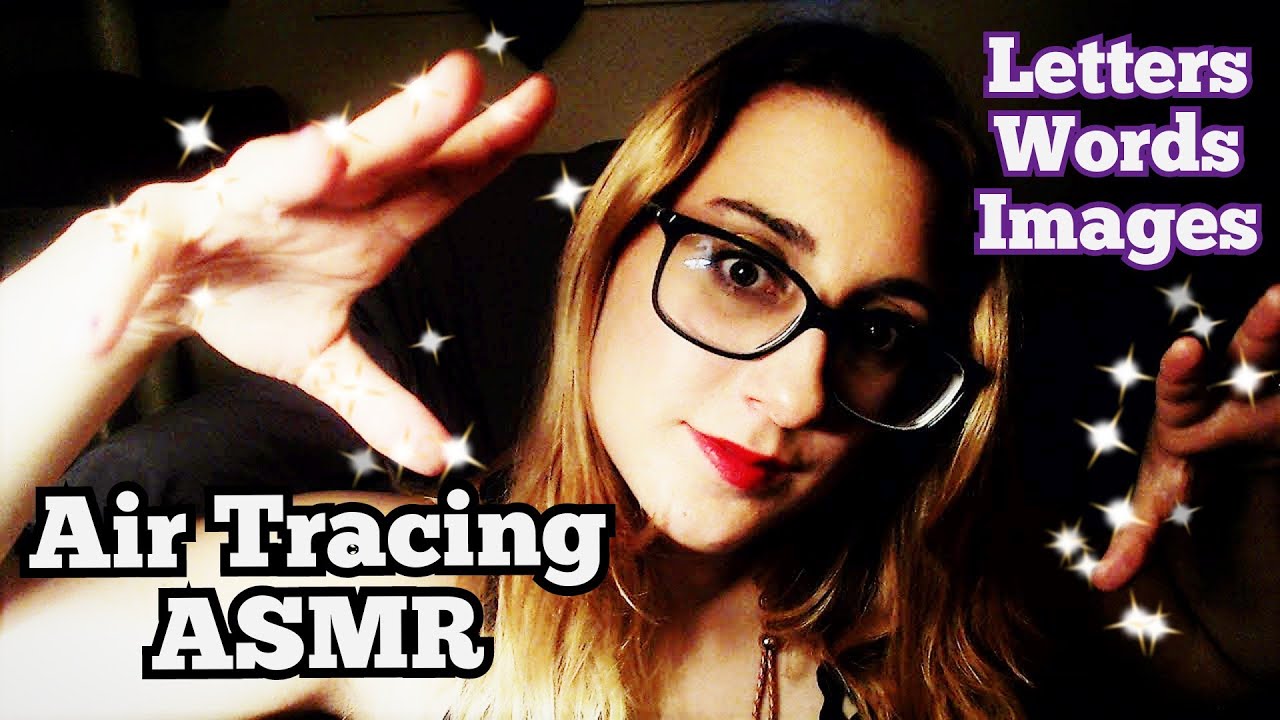 ASMR Air Tracing Words, Letters, & Images (Repeating, Finger Tracing on Your Face)