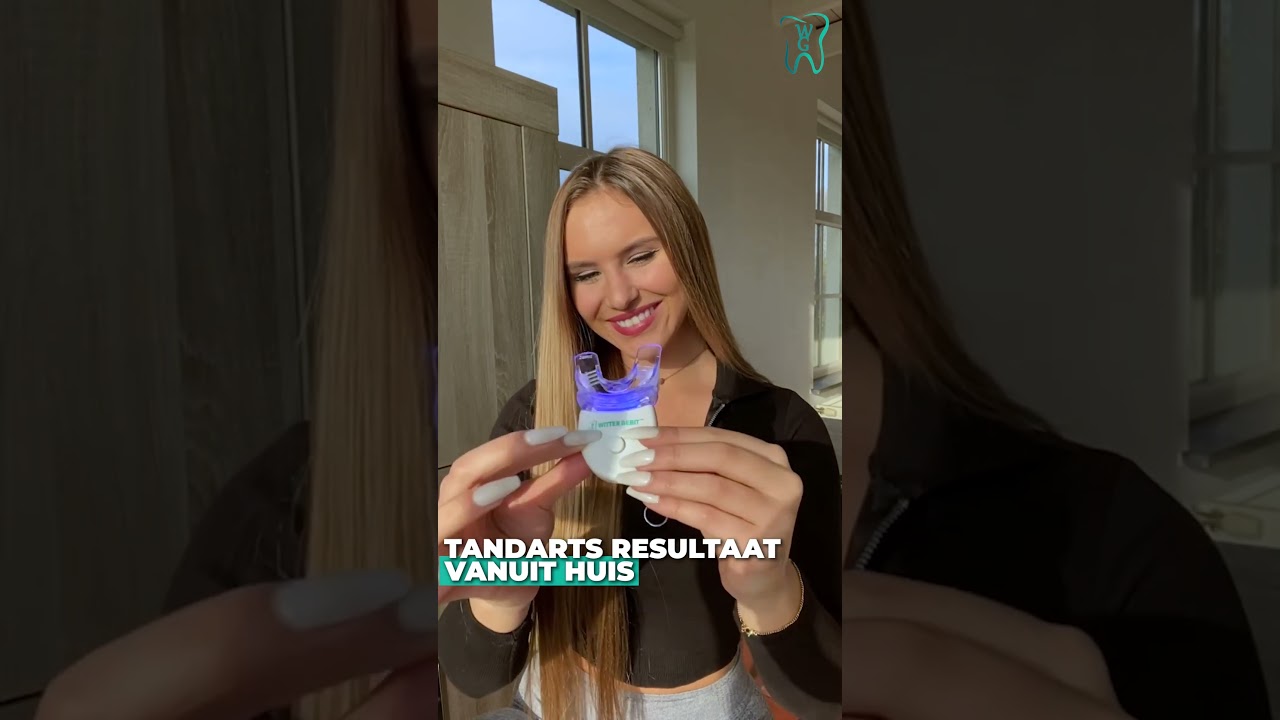 Thuis Tanden Bleken met de Witter Gebit&trade; Tandenbleekset