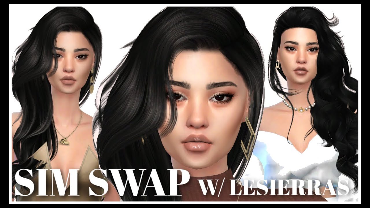 Sim Swap Collab With Lesierras - Sims 4 CAS + CC Folder & Sim Download