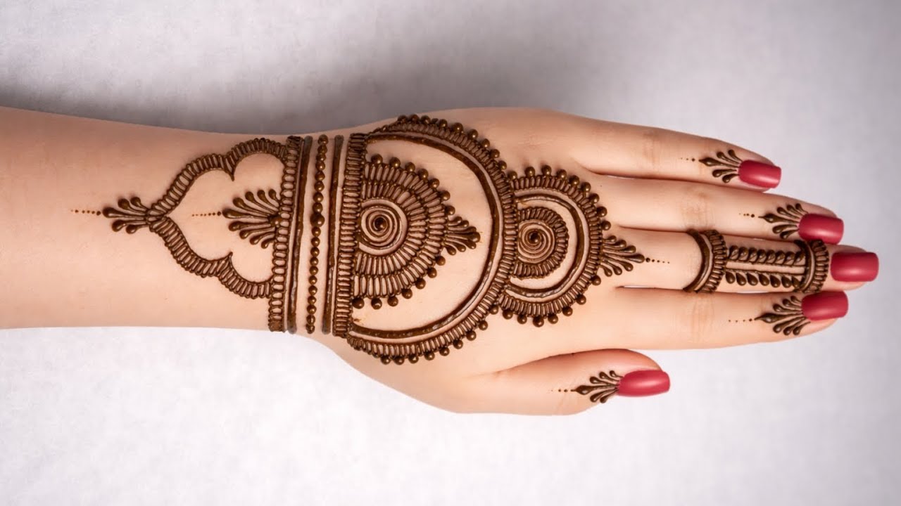 Unique style back hand mehndi design ||stylish back hand mehndi design ||back hand mehndi design 