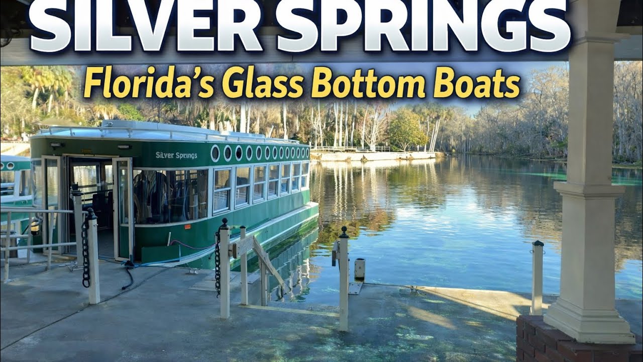 “Silver Springs State Park Walkthrough 🌿 | Glass Bottom Boats, Film History & Pioneer Village”
