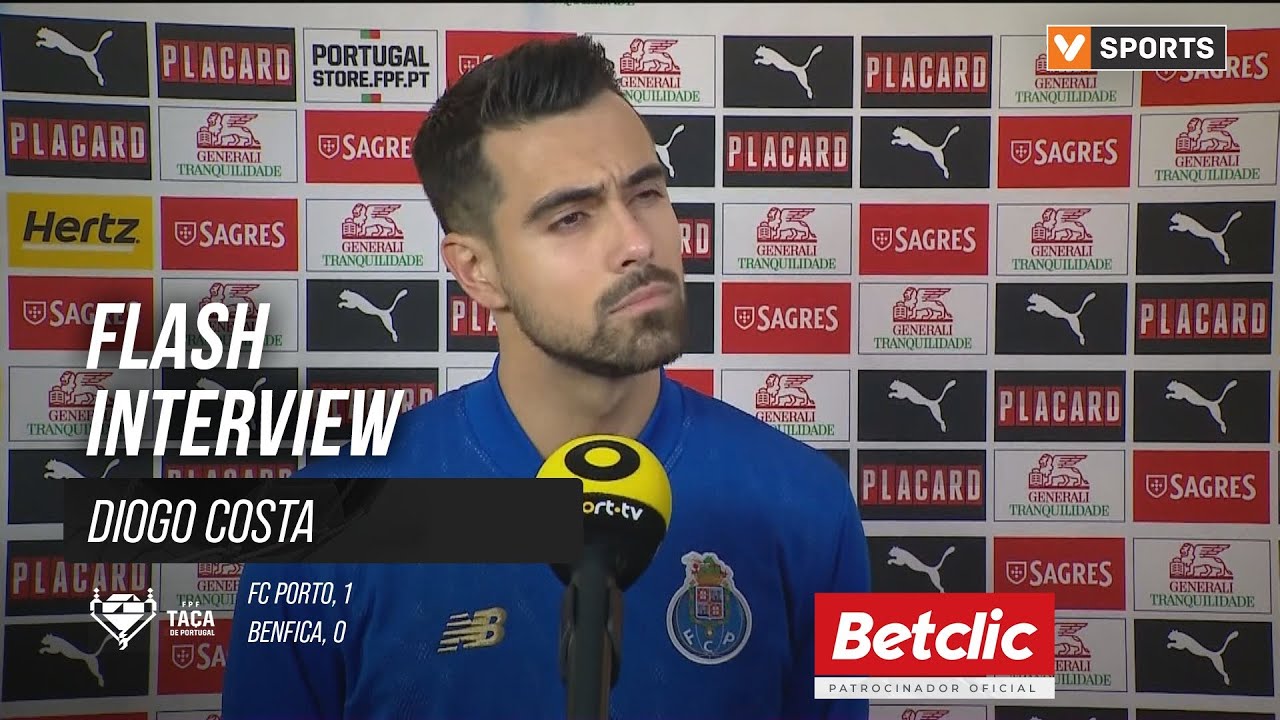 Ta&ccedil;a de Portugal (Quartos de Final) | FC Porto 1-0 Benfica: Flash Interview Diogo Costa