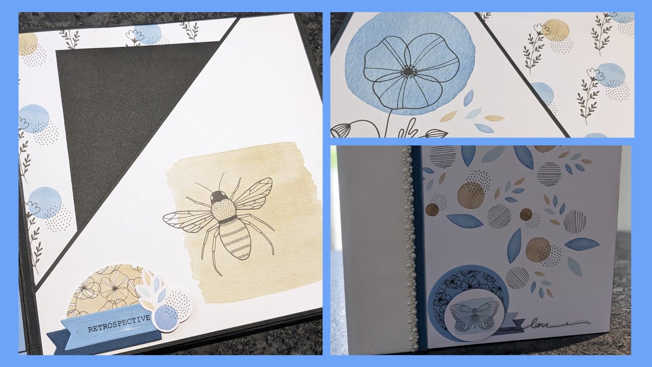 Tuto - 🦋🐝Le final, la reliure et la décoration de la couverture intérieure🐝🦋