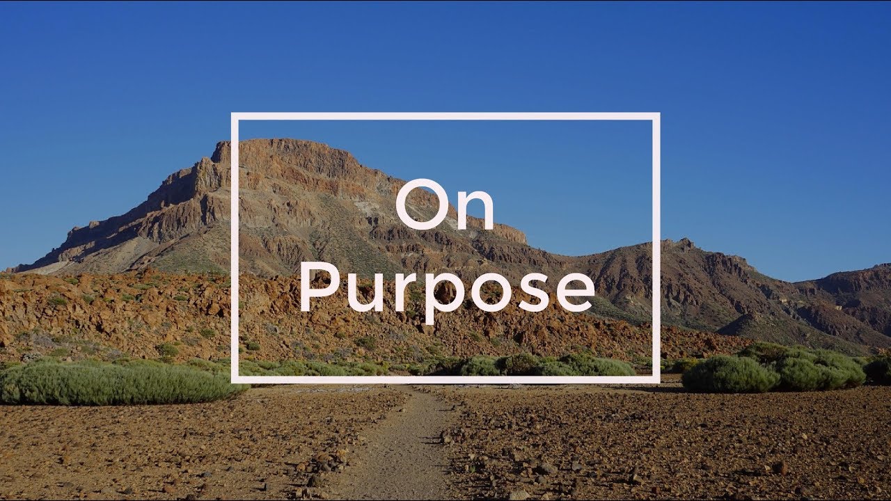 Hillside Sermon - On Purpose: Loving With Purpose - Rev. Chris Neikirk