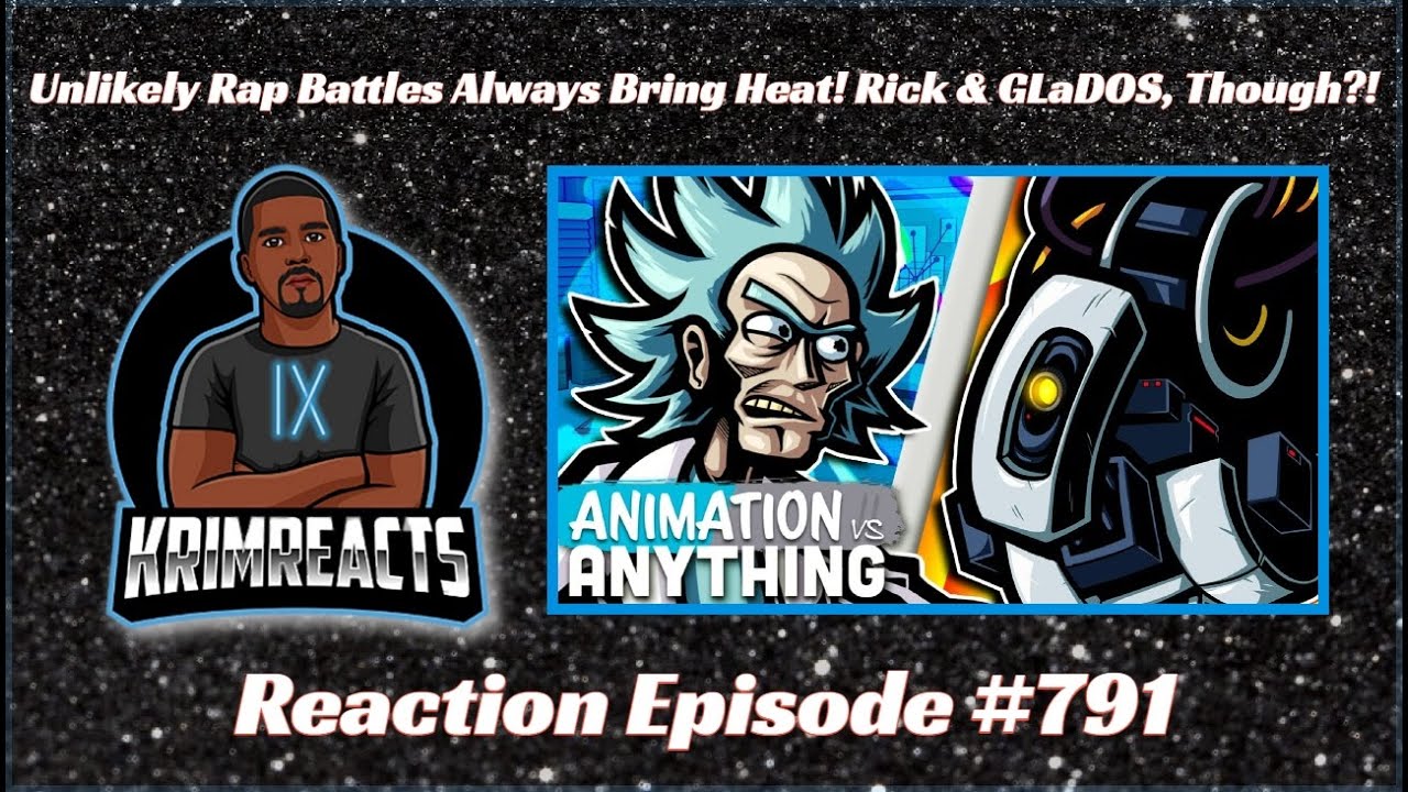 Rick Sanchez Vs. GLaDOS Rap Battle REACTION | KrimReacts #791