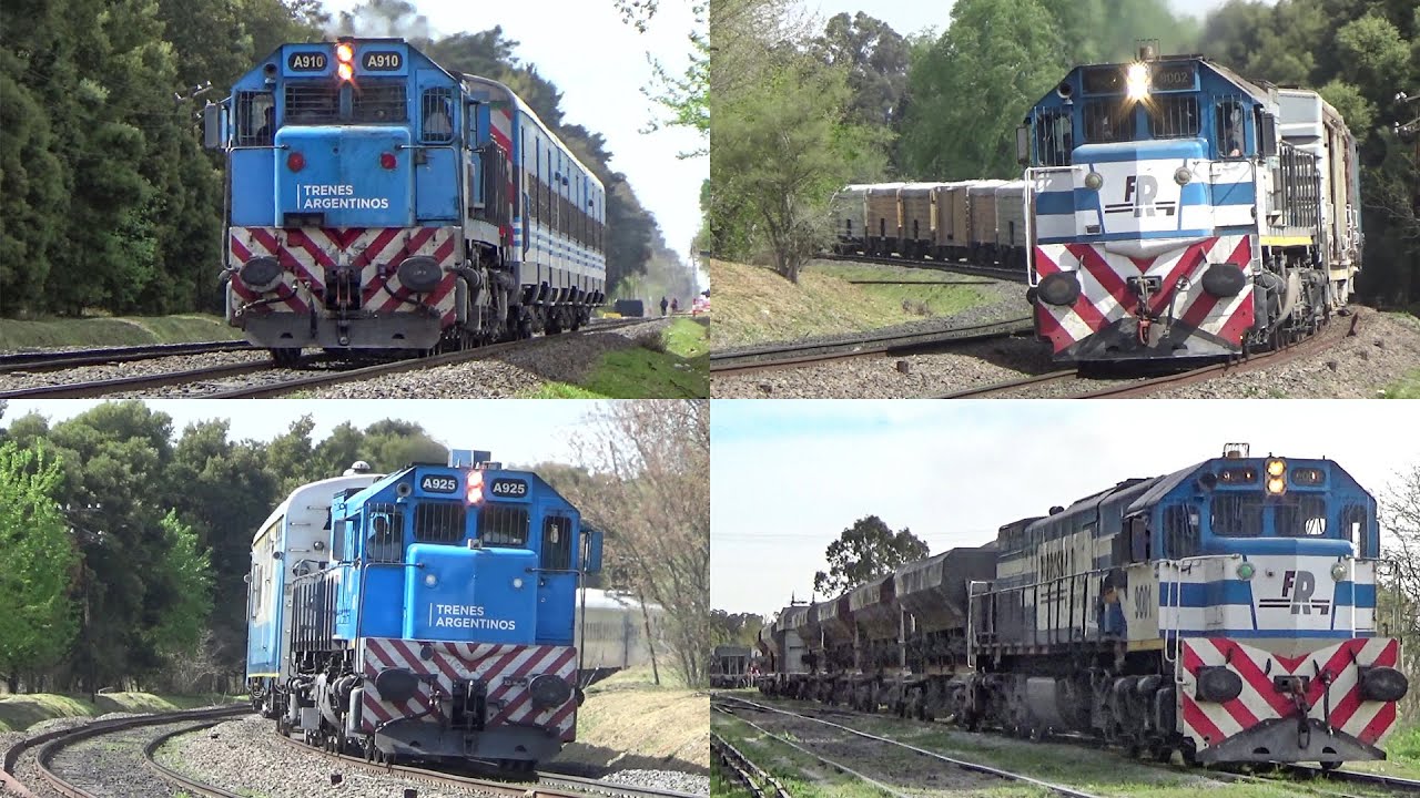 Las GT22 de Trenes Argentinos y Ferrosur Roca en la Vía Cañuelas | Trenes por Kloosterman y KM66