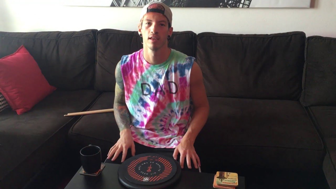 Josh Dun / Twenty One Pilots / SJC Drums practice pads
