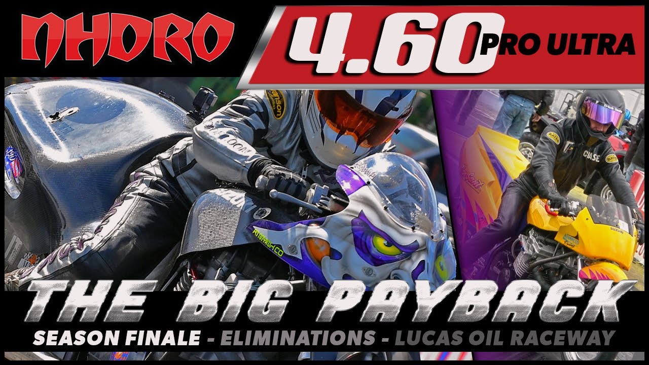 NHDRO 4.60 Index Eliminations - Eighth Mile Pro Drag Bike Motorcycle Drag Racing
