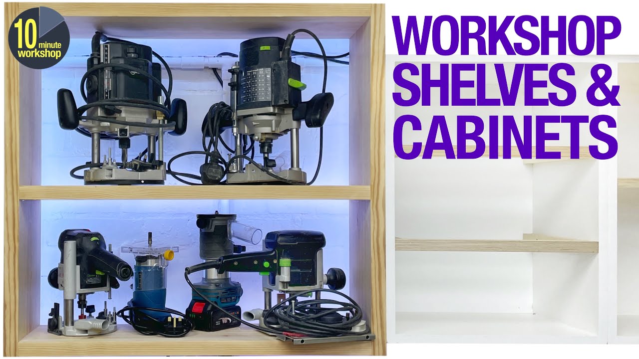 Workshop shelves & cabinets [Video 444]