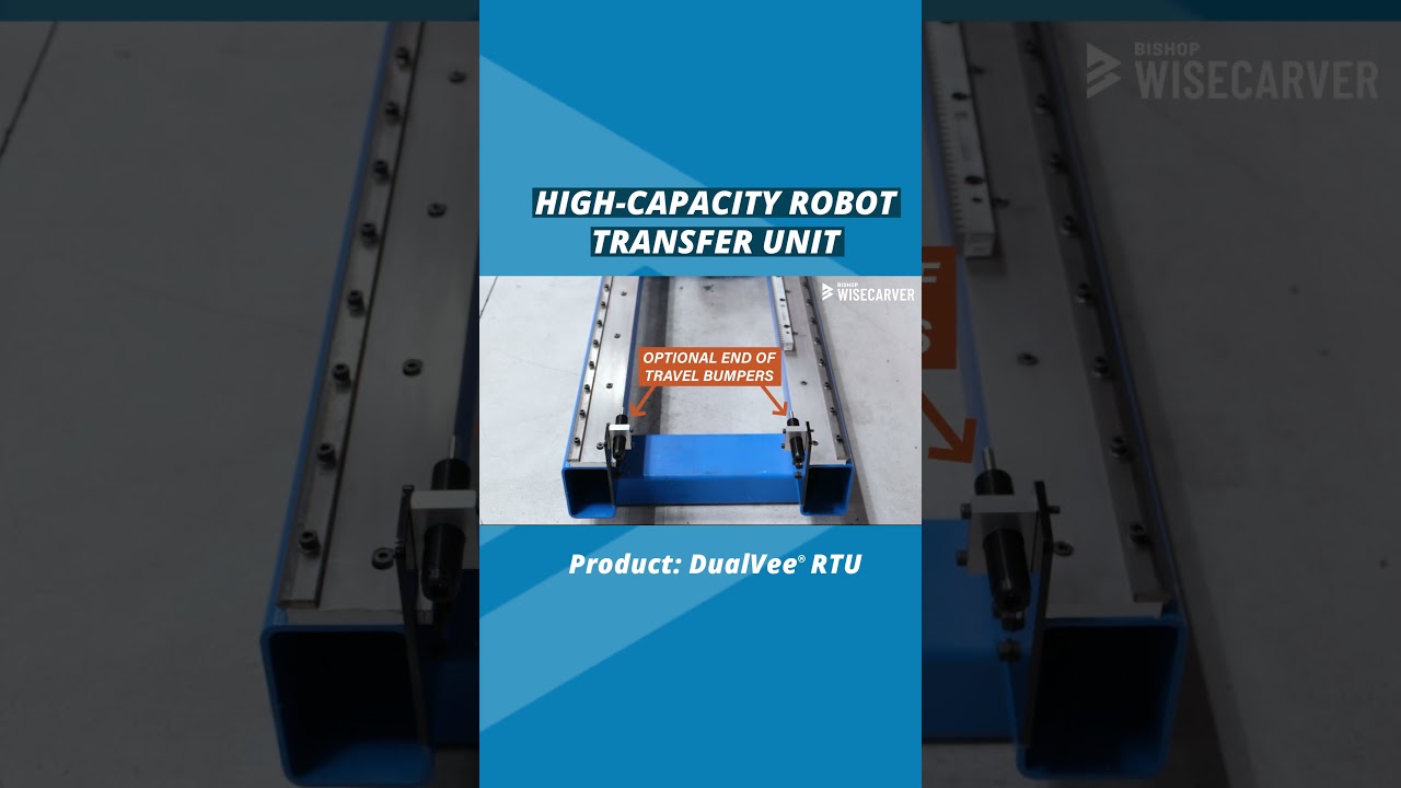 High-Capacity Robot Transfer Unit  #manufacturing #robotics