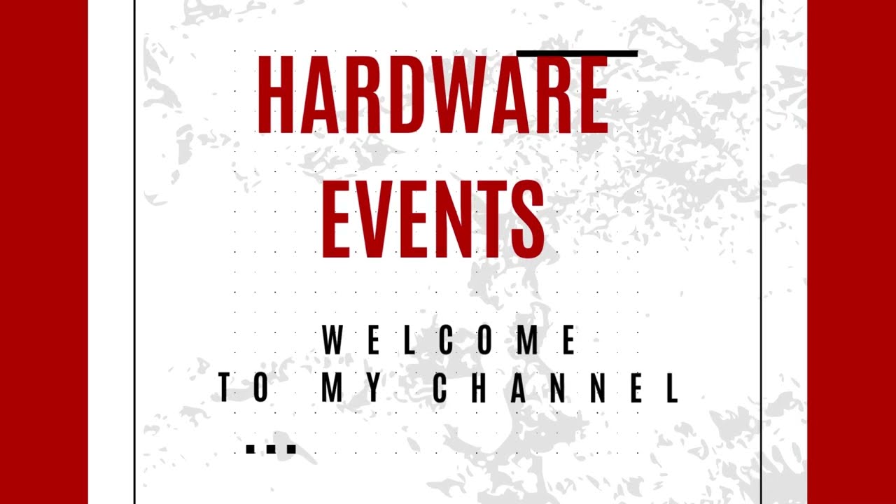 Hardware Events Aug 2025