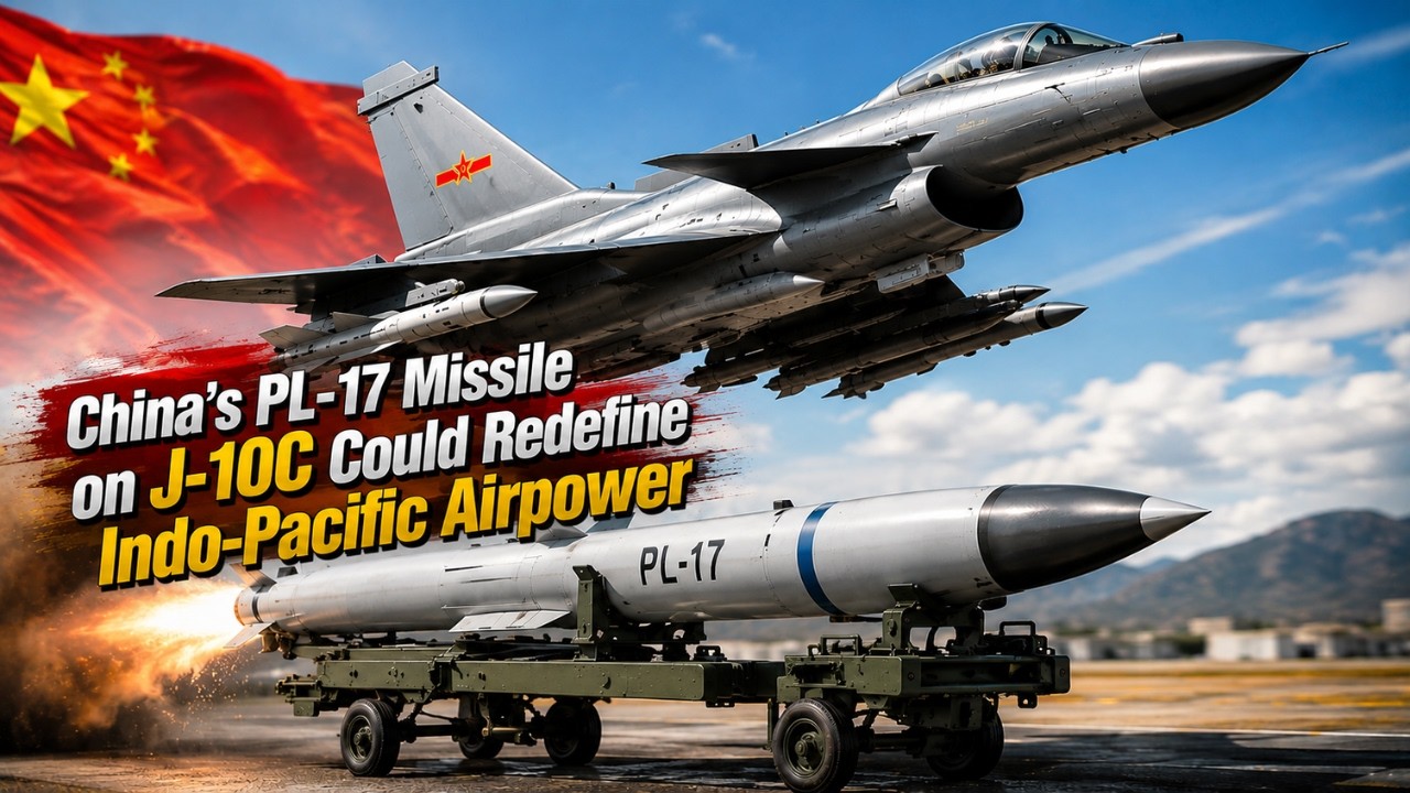 Китайская ракета PL-17 на истребителе J-10C может изменить представление о военно-воздушных силах...