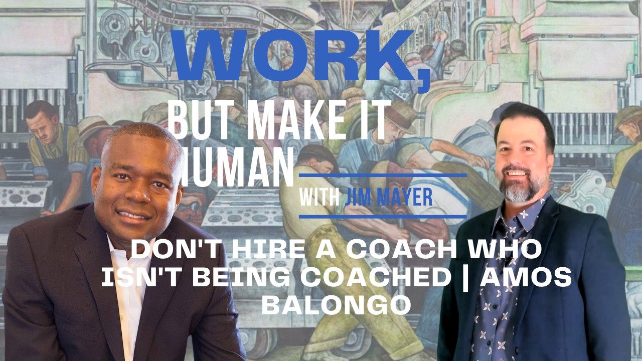 Don't Hire a Coach Who Isn't Being Coached | Amos Balongo