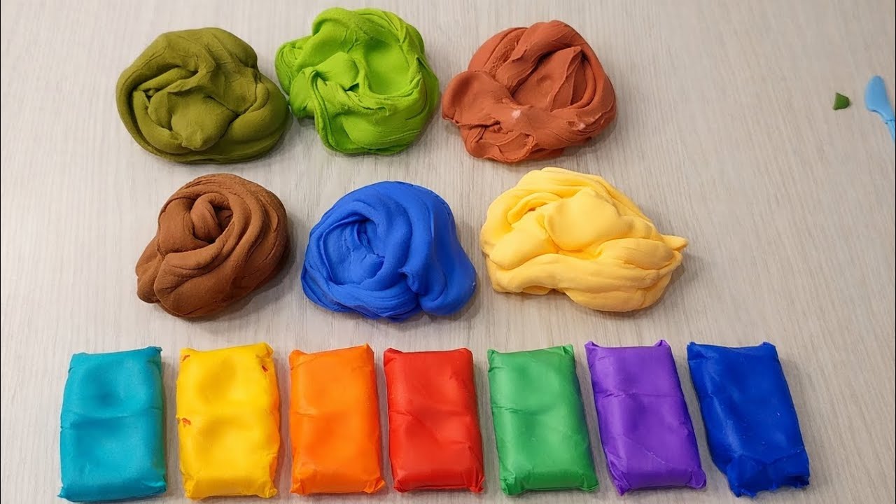 Unboxing Super Clay and Mixing New Colors Satisfying Results 🔥