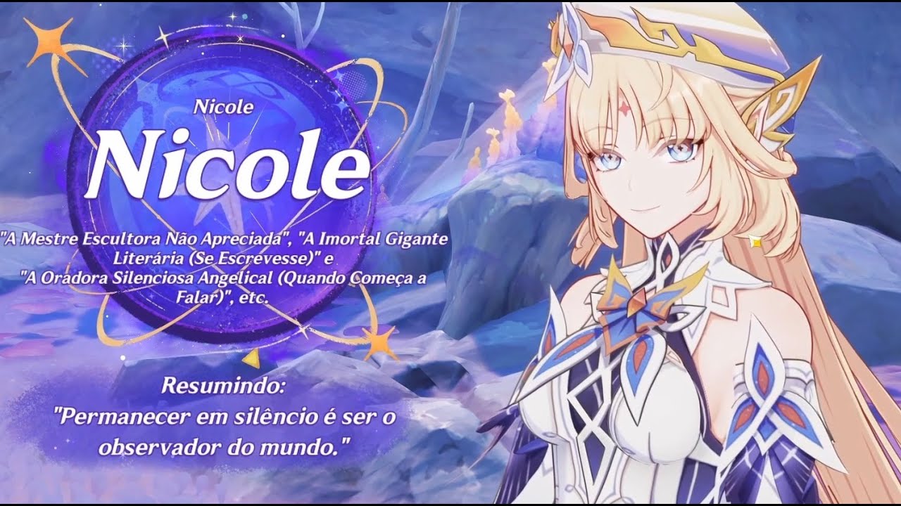Primeira aparição Nicole Genshin Impact | 6.2 Luna III PT BR